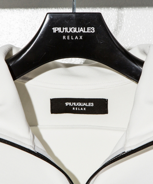 1PIU1UGUALE3 RELAX (ウノピゥウノウグァーレトレ リラックス)の「1PIU1UGUALE3 RELAX(ウノピゥウノウグァーレトレ)スーパーストレッチバイカーフードパーカ(パーカー・メンズ・ブラック/ホワイト・SMALL/LARGE/MEDIUM/X-LARGE)」の10枚目の写真