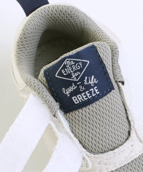 BREEZE（ブリーズ）の「ソール切替ベルクロスニーカー（スニーカー・キッズ・キナリ/ネイビー/エメラルド/グレー・14.5/13.5/15 /16/14/17/19/13/18）」の20枚目の写真
