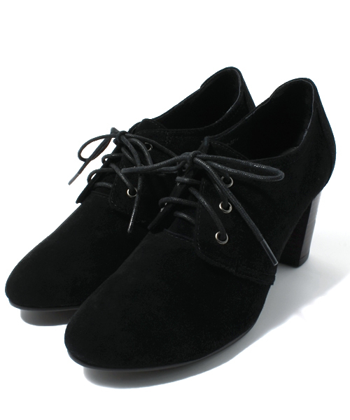 BEAUTY&YOUTH UNITED ARROWS（ビューティーアンドユースユナイテッドアローズ）の「BY ∧￠　スウェードレースアップ アンクルヒール 2  ◆（その他シューズ・レディース・ブラック/グレー/その他1/ベージュ・36/36h/37/37h）」の12枚目の写真