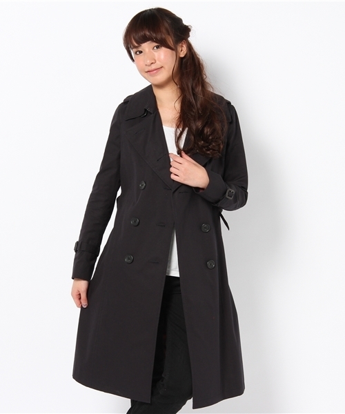 UNITED ARROWS(ユナイテッドアローズ)の「○UAB C ギャバ トレンチ コート◆(トレンチコート・レディース・ベージュ/ネイビー・34/36/38/40)」の5枚目の写真