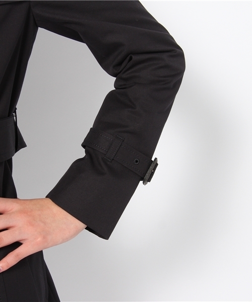 UNITED ARROWS(ユナイテッドアローズ)の「○UAB C ギャバ トレンチ コート◆(トレンチコート・レディース・ベージュ/ネイビー・34/36/38/40)」の7枚目の写真