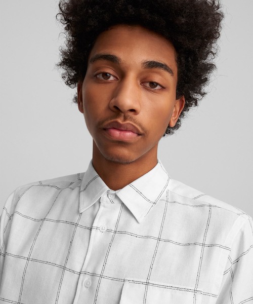 Saturdays NYC（サタデーズ ニューヨークシティ ）の「Laszlo Boucle Window Shirt（シャツ/ブラウス・メンズ・ブラック/ホワイト/ネイビー・M/L/S/X-SMALL/XL）」の10枚目の写真