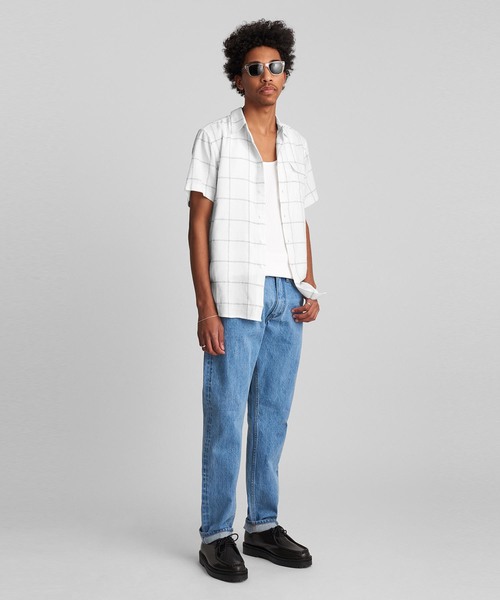 Saturdays NYC（サタデーズ ニューヨークシティ ）の「Laszlo Boucle Window Shirt（シャツ/ブラウス・メンズ・ブラック/ホワイト/ネイビー・M/L/S/X-SMALL/XL）」の14枚目の写真