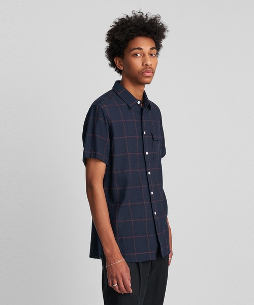 Saturdays NYC（サタデーズ ニューヨークシティ ）の「Laszlo Boucle Window Shirt（シャツ/ブラウス・メンズ・ブラック/ホワイト/ネイビー・M/L/S/X-SMALL/XL）」の15枚目の写真