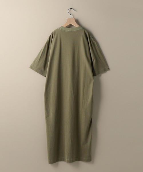 BEAUTY&YOUTH UNITED ARROWS（ビューティーアンドユースユナイテッドアローズ）の「BY∴ コットンTEEワンピース o（ワンピース・レディース・ホワイト/ブラック/オリーブ/ダークブラウン・FREE）」の9枚目の写真
