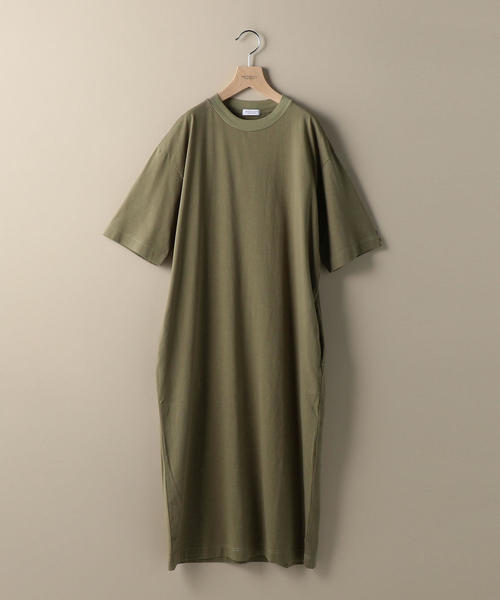 BEAUTY&YOUTH UNITED ARROWS（ビューティーアンドユースユナイテッドアローズ）の「BY∴ コットンTEEワンピース o（ワンピース・レディース・ホワイト/ブラック/オリーブ/ダークブラウン・FREE）」の8枚目の写真