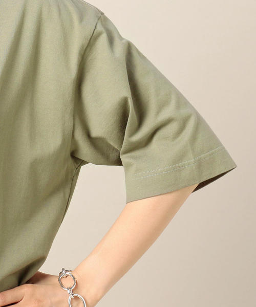 BEAUTY&YOUTH UNITED ARROWS（ビューティーアンドユースユナイテッドアローズ）の「BY∴ コットンTEEワンピース o（ワンピース・レディース・ホワイト/ブラック/オリーブ/ダークブラウン・FREE）」の17枚目の写真