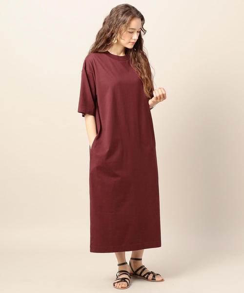 BEAUTY&YOUTH UNITED ARROWS（ビューティーアンドユースユナイテッドアローズ）の「BY∴ コットンTEEワンピース o（ワンピース・レディース・ホワイト/ブラック/オリーブ/ダークブラウン・FREE）」の20枚目の写真