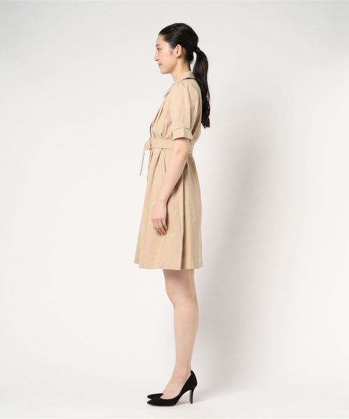 archives（アルシーヴ）の「トレンチ2wayワンピース（ワンピース・レディース・ベージュ/カーキ/マスタード・MEDIUM）」の6枚目の写真