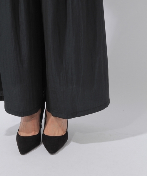 laboratory work（ラボラトリーワーク）の「サテンギャザーパンツ（その他パンツ・レディース・ブラウン/ネイビー/イエロー・MEDIUM）」の14枚目の写真