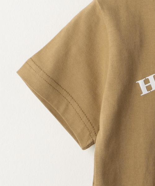 coen（コーエン）の「【coen キッズ/ジュニア】スマイリーロゴプリントTシャツ(100～150cm)（Tシャツ/カットソー・キッズ・コバルトブルー/ベージュ/ブラウン/ライム・130/110/120/100/140/150）」の7枚目の写真