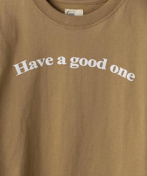 coen（コーエン）の「【coen キッズ/ジュニア】スマイリーロゴプリントTシャツ(100～150cm)（Tシャツ/カットソー・キッズ・コバルトブルー/ベージュ/ブラウン/ライム・130/110/120/100/140/150）」の5枚目の写真