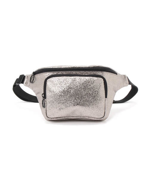 WHO'S WHO gallery(フーズフーギャラリー)の「メタリックボディBAG(ボディバッグ/ウエストポーチ・レディース・ブラック/シルバー・FREE)」の11枚目の写真