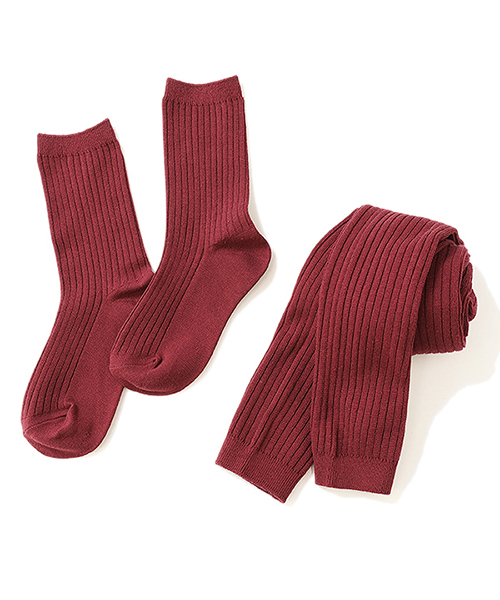 devirock（デビロック）の「3WAYリブタイツ レギンス（レギンス/スパッツ・キッズ・ブラック/杢グレー/ヘザーチャコール/ワイン・S/M/L/LL）」の18枚目の写真