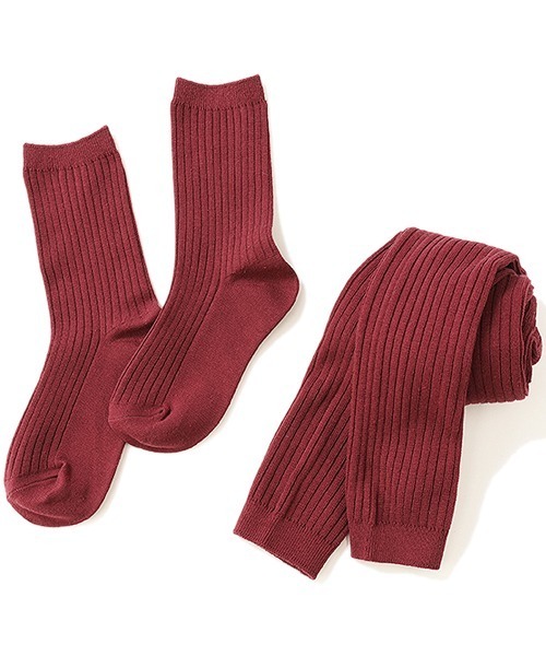 devirock（デビロック）の「3WAYリブタイツ レギンス（レギンス/スパッツ・キッズ・ブラック/杢グレー/ヘザーチャコール/ワイン・S/M/L/LL）」の22枚目の写真