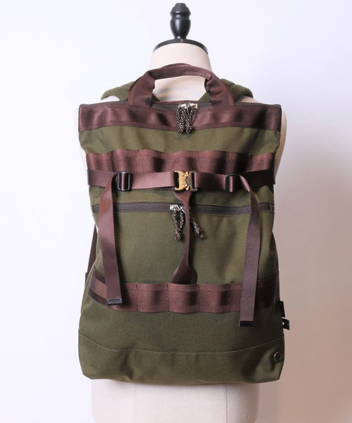 wjk military 3way bag カーキ wjk（ダヴルジェイケイ）の「mko7302-military 3way bag バッグ
