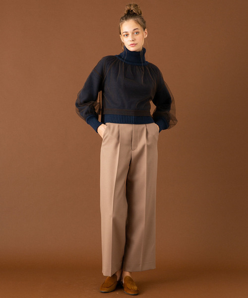 UNITED TOKYO（ユナイテッドトウキョウ）の「チュールレイヤードニット  