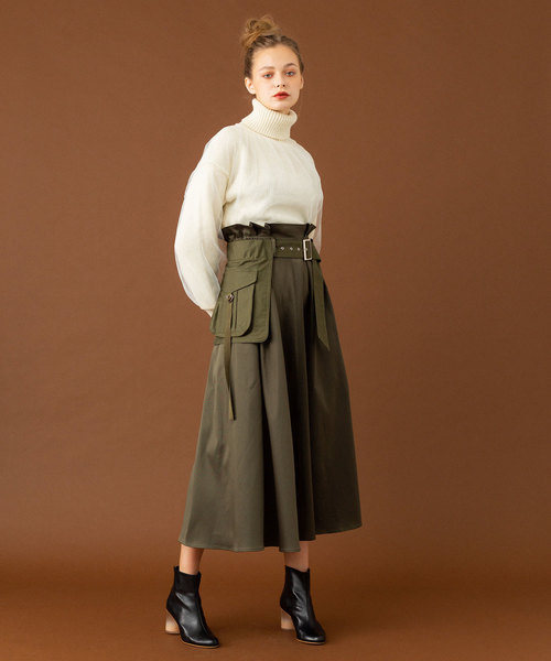 UNITED TOKYO（ユナイテッドトウキョウ）の「チュールレイヤードニット  