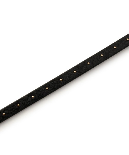 grove（グローブ）の「スタッズ細ベルト（ベルト・レディース・ブラック/ダークブラウン/グレー・00）」の4枚目の写真