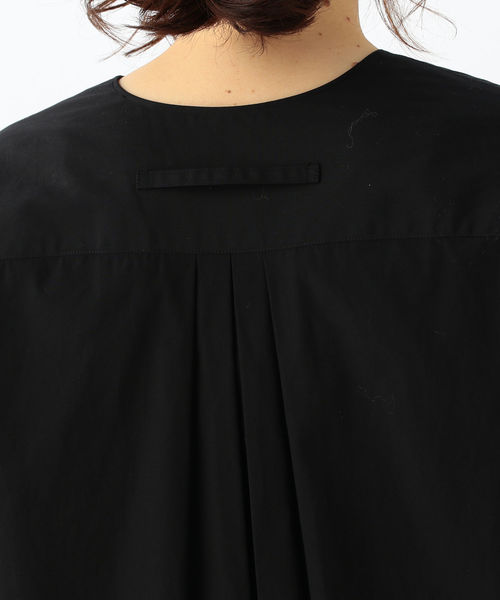 Demi-Luxe BEAMS（デミルクス ビームス）の「TICCA / 別注 キーネック ショートスリーブ ワンピース（ワンピース・レディース・ブラック・ONE SIZE）」の2枚目の写真