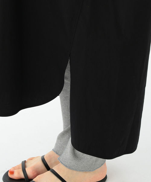 Demi-Luxe BEAMS（デミルクス ビームス）の「TICCA / 別注 キーネック ショートスリーブ ワンピース（ワンピース・レディース・ブラック・ONE SIZE）」の8枚目の写真