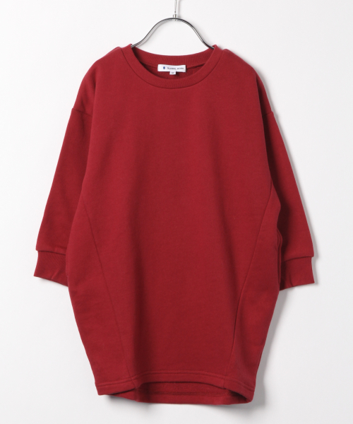 GLOBAL WORK（グローバルワーク）の「【キッズ】コクーンスウェットワンピース/823022（ワンピース・キッズ・ブラック/ベージュ/グレー/レッド・SMALL/MEDIUM/LARGE/X-LARGE/XX-LARGE）」の4枚目の写真