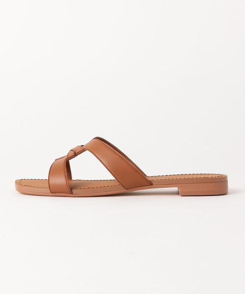 green label relaxing（グリーンレーベルリラクシング）の「CFC スクエアクロス サンダル(1.5cmヒール)（サンダル・レディース・ホワイト/ブラック/ブラウン・S/M/L）」の8枚目の写真