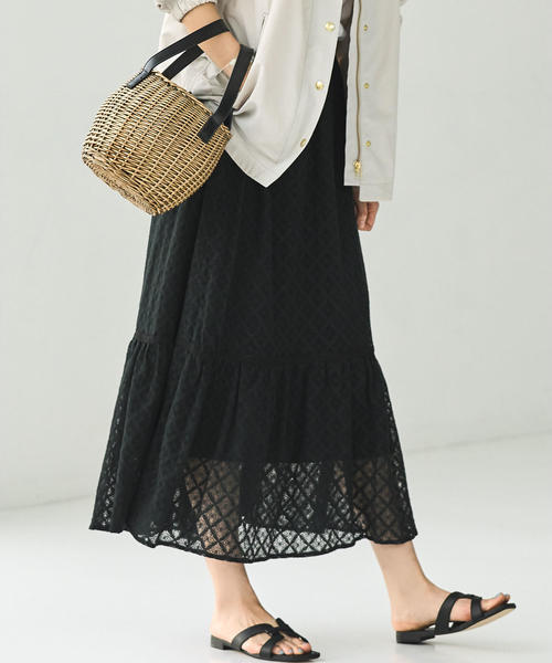 green label relaxing（グリーンレーベルリラクシング）の「CFC スクエアクロス サンダル(1.5cmヒール)（サンダル・レディース・ホワイト/ブラック/ブラウン・S/M/L）」の15枚目の写真