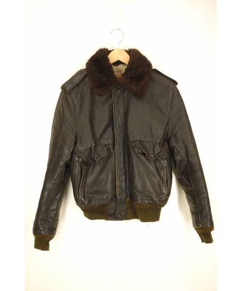 ブランド古着】フライトレザージャケット A-2 60-70S（ブルゾン 