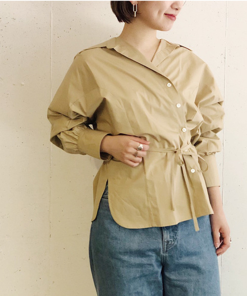 Banner Barrett（バナーバレット）の「ドルマンスリーブシャツ（シャツ/ブラウス・レディース・ホワイト/ブラウン/ベージュ・38）」の3枚目の写真