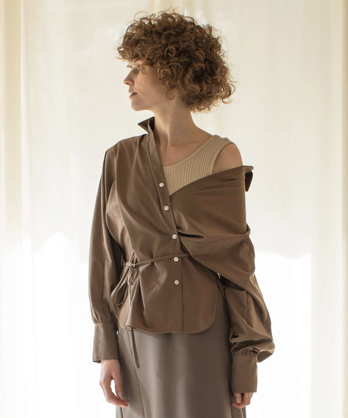 Banner Barrett（バナーバレット）の「ドルマンスリーブシャツ（シャツ/ブラウス・レディース・ホワイト/ブラウン/ベージュ・38）」の2枚目の写真