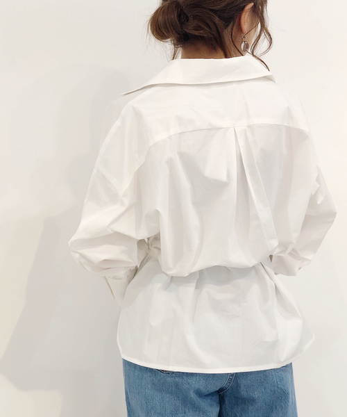 Banner Barrett（バナーバレット）の「ドルマンスリーブシャツ（シャツ/ブラウス・レディース・ホワイト/ブラウン/ベージュ・38）」の5枚目の写真