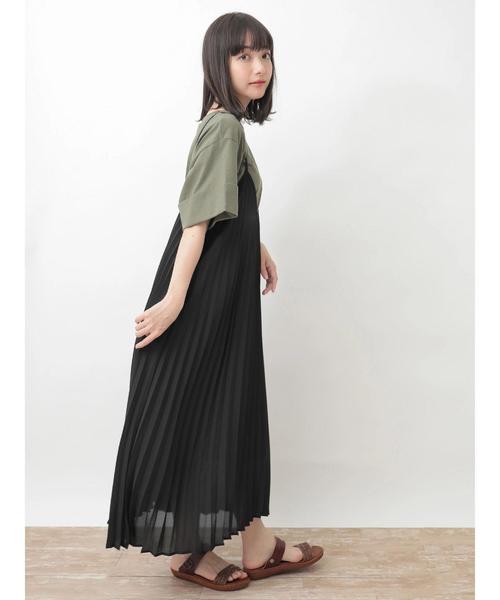 earth music&ecology（アースミュージックアンドエコロジー）の「・ワイドカフスTシャツ ●（Tシャツ/カットソー・レディース・ブラック/パープル/カーキ/アイボリー/ライトブラウン/杢グレー・FREE）」の12枚目の写真