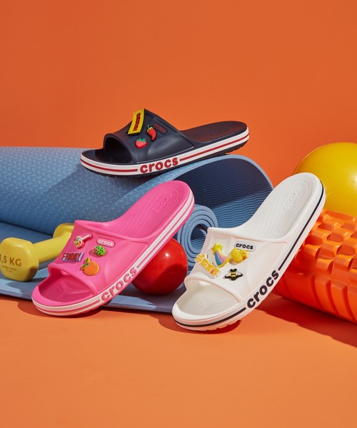 Crocs 【Bayaband Slides】サンダル 楽天市場】【P5倍＆最大40%オフ！~8/22 1:59まで】【クロックス