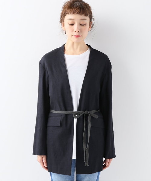 CITYSHOP（シティーショップ）の「ノーカラージャケット（ノーカラージャケット・レディース・ブラック・38）」の13枚目の写真