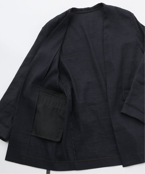 CITYSHOP（シティーショップ）の「ノーカラージャケット（ノーカラージャケット・レディース・ブラック・38）」の7枚目の写真