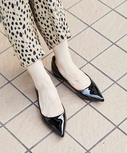 ADAM ET ROPE'（アダムエロペ）の「【レイン対応】カップインボロネーゼレインシューズ（レインシューズ・レディース・ブラック/グレー・24.0cm/24.5cm/23.5cm/22.5cm/25.0cm/23.0cm）」の2枚目の写真