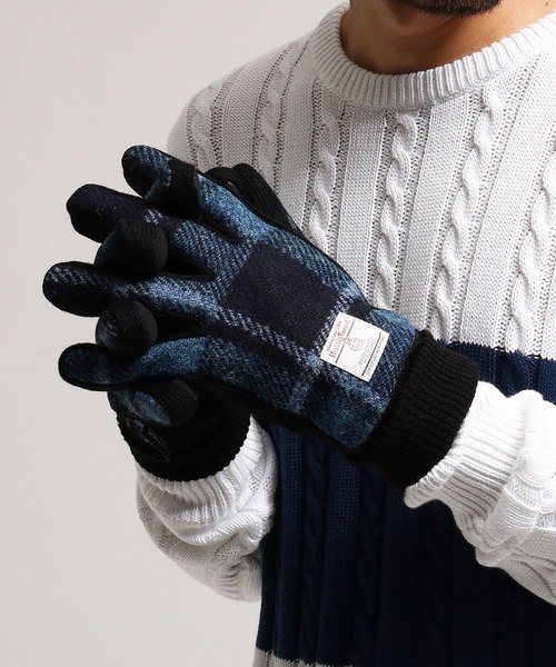 HARRIS TWEED�i�n���X�c�C�[�h�j�́uHarris Tweed �n���X �c�B�[�h���n�g�p ��� �O���[�u�i��܁j�v�b�u���[