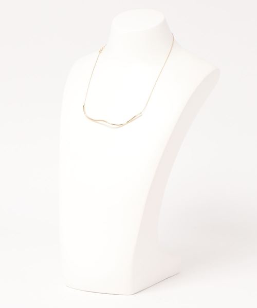 DouDou（ドゥドゥ）の「パイプチェーンネックレス（ネックレス・レディース・シルバー/ゴールド・FREE）」の3枚目の写真