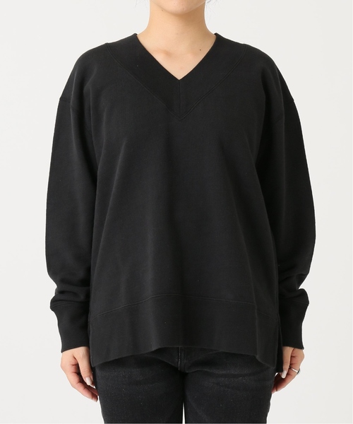 セール】シルクミックス Vネックスウェット◇（スウェット）｜JOURNAL