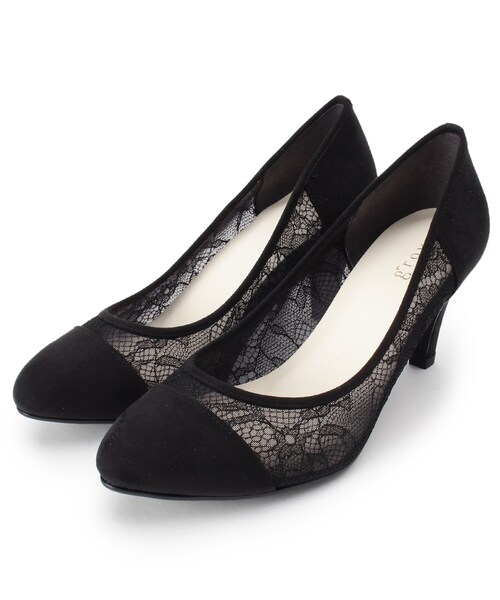 grove(グローブ)の「【22.0-25.0まで/日本製】やわここち(R)パンプス(7.0cm)(パンプス・レディース・ブラック/ベージュ系その他7/ブラック系3/グレー系4/キャメル・50/35/45/25/40/30/20)」の3枚目の写真