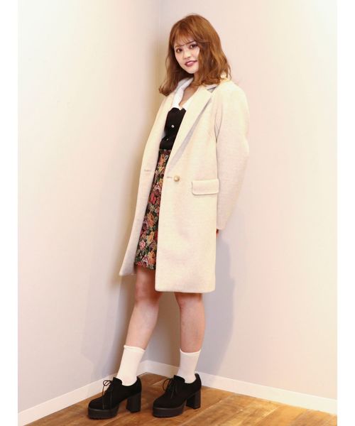 dazzlin（ダズリン）の「チェスターコート（チェスターコート・レディース・ブラウン/ベージュ/オレンジ/ブルー・MEDIUM/SMALL）」の18枚目の写真