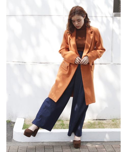 dazzlin（ダズリン）の「チェスターコート（チェスターコート・レディース・ブラウン/ベージュ/オレンジ/ブルー・MEDIUM/SMALL）」の20枚目の写真