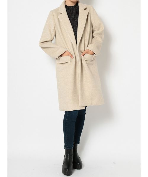 dazzlin（ダズリン）の「チェスターコート（チェスターコート・レディース・ブラウン/ベージュ/オレンジ/ブルー・MEDIUM/SMALL）」の5枚目の写真