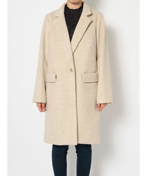 dazzlin（ダズリン）の「チェスターコート（チェスターコート・レディース・ブラウン/ベージュ/オレンジ/ブルー・MEDIUM/SMALL）」の6枚目の写真