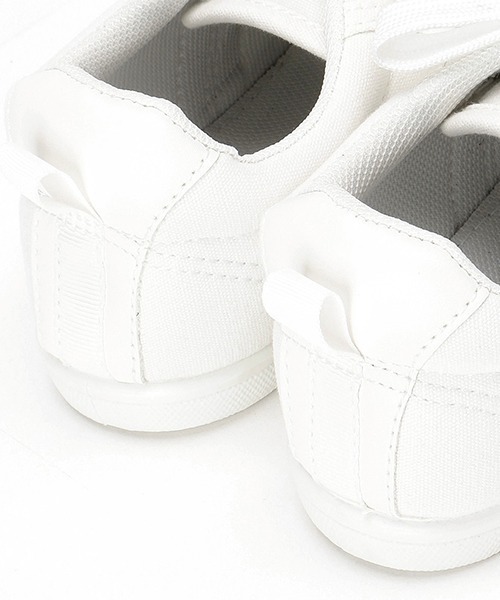 COMME CA ISM（コムサイズム）の「キャンバス　スニーカー（スニーカー・キッズ・ホワイト/ブラック・18cm/19cm/20cm）」の5枚目の写真