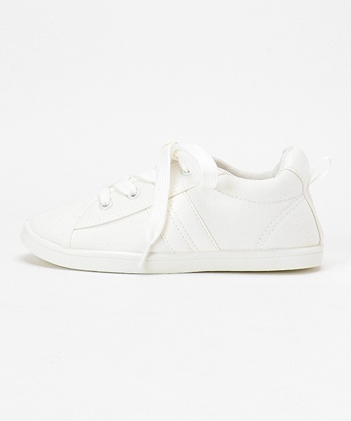 COMME CA ISM（コムサイズム）の「キャンバス　スニーカー（スニーカー・キッズ・ホワイト/ブラック・18cm/19cm/20cm）」の6枚目の写真