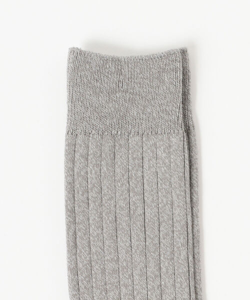 B:MING by BEAMS（ビーミングバイビームス）の「B:MING by BEAMS / リブ クルー ソックス（ソックス/靴下・メンズ・ブラック/ベージュ/グレー/オリーブ/ネイビー/チャコールグレー/ホワイト/インディゴブルー/レッド・ONE SIZE）」の17枚目の写真