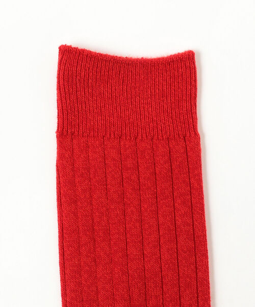 B:MING by BEAMS（ビーミングバイビームス）の「B:MING by BEAMS / リブ クルー ソックス（ソックス/靴下・メンズ・ブラック/ベージュ/グレー/オリーブ/ネイビー/チャコールグレー/ホワイト/インディゴブルー/レッド・ONE SIZE）」の13枚目の写真