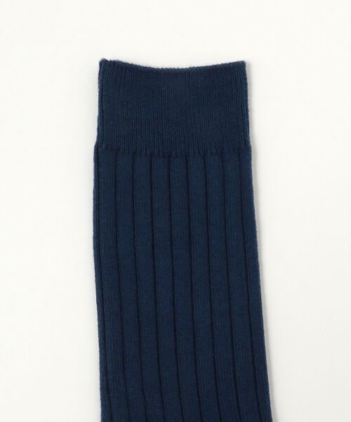 B:MING by BEAMS（ビーミングバイビームス）の「B:MING by BEAMS / リブ クルー ソックス（ソックス/靴下・メンズ・ブラック/ベージュ/グレー/オリーブ/ネイビー/チャコールグレー/ホワイト/インディゴブルー/レッド・ONE SIZE）」の11枚目の写真